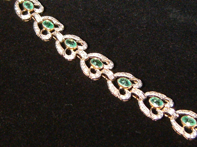 Belle Epoque Emerald & Diamond Bracelet